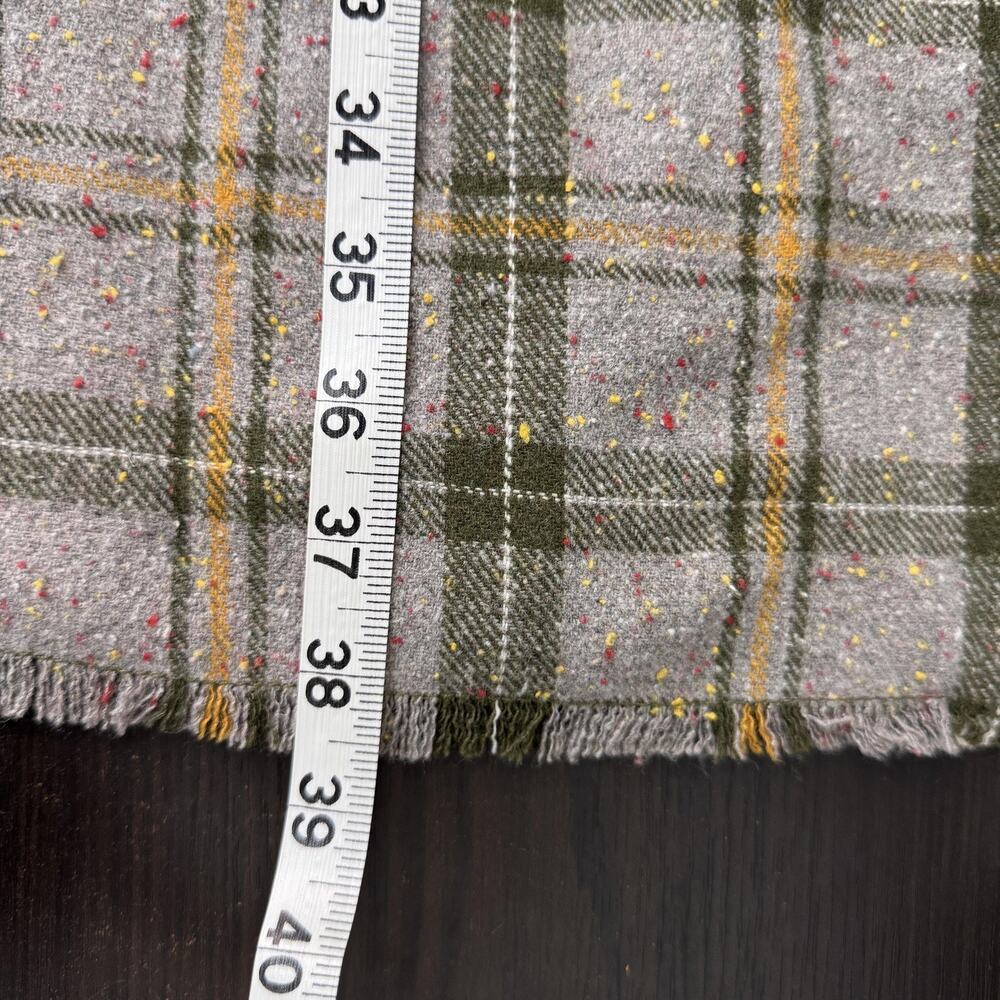 Ivy Jane Jacket Womens Small Patchwork Plaid Flannel Boho Distressed Artsy Coat - Picture 12 of 13